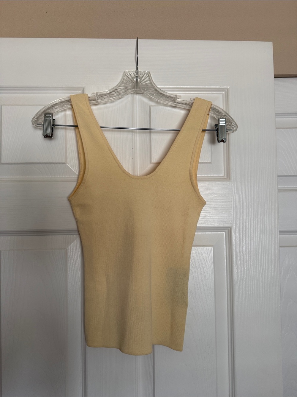 H&M Butter Yellow Knit Top XS